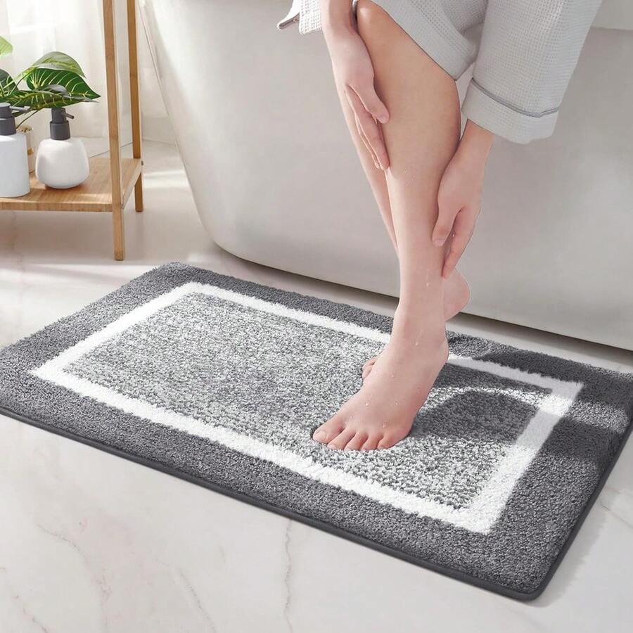 Bathroom Anti-Slip Mats - Grey - View 1
