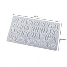 26 Letters A-Z Resin Silicone Mold Heart-Shaped Star Shaped Cat Paw Handmade Accessories DIY Pendant Necklace Earrings