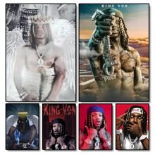 1pc Wall Arts Posters Pop K-King Rapper Von POSTER Poster Printing Wall Paintings Living Room Home Decoration, Suitable For Residential And Dormitory Walls, Living Room And Bar Decoration, Dining Room Or Bathroom, Room Decoration, High Quality Without Frame, Indoor/Outdoor Canvas Art, Frameless Gifts Birthday Graduation