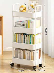 Étagère de rangement debout surdimensionnée, étagère mobile multi-niveaux pour les collations, les livres, la cuisine, la salle de bain, le salon, l'organisation de la maison