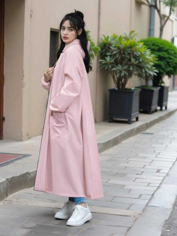 Impermeable de moda para mujer, abrigo impermeable largo, abrigo impermeable para mujer, abrigo impermeable a prueba de agua, poncho de lluvia multifunción, chaqueta impermeable para adultos, ropa resistente al viento, impermeable, impermeable para senderismo, viajes, escalada, verano, refrescante, playa, viajes