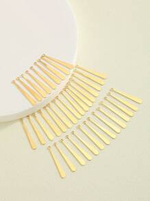 39pcs Metal Water Drop Earring Components - Brass - View 3