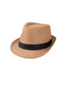 1 Piece, Sun Protection Breathable Jazz Hat, Straw Hat, Outdoor Travel Sun Hat