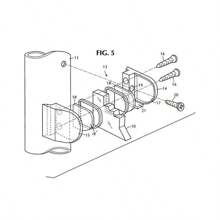 YUNRUX 20x Stainless Steel Glass Holder Ground Clamp Holder Glass Clamps For Glass 6-10mm