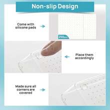 25件抽屉式整理器塑料盒办公桌抽屉冰箱托盘化妆品收纳隔层家居浴室装饰夏季化妆品收纳盒返校 - 白色 - 查看 3