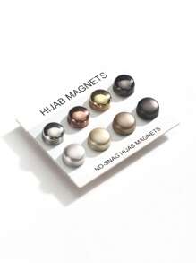 8对锌合金头巾磁铁，强磁性，适合春、夏、秋、冬四季佩戴。 - CT07 - 查看 12