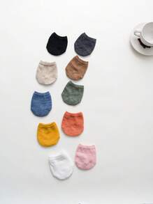 10 Pairs Women's Thin Open-Toe Anti-Slip Half Toe Invisible High Heel Socks, Spring/Summer