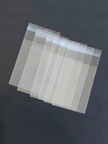 100/200 个 2.56 英寸 X3.54 英寸透明卡套，开口自封塑料袋，用于交易卡、相册卡、偶像/名人卡、生日、新娘、婚礼 - 彩色 - 查看 8