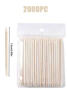 10/50/100/200/500/2000 Stücke 114mm/4,49" Orangenholzstäbchen für Nagelhautentferner & Nagelreinigung, geeignet für Nagelstudios & DIY Nagelkunst, Nagelbedarf, Nagelwerkzeuge, Nagelkunst Werkzeuge, Schulbedarf, Nägel, Nagelwerkzeuge für Aufklebe-Nägel