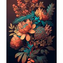 1pc Vintage Floral Still Life Posters Flowers In A Vase Camellia Cherry Blossom Wall Arts Picture For Living Room Home Decor No Frame