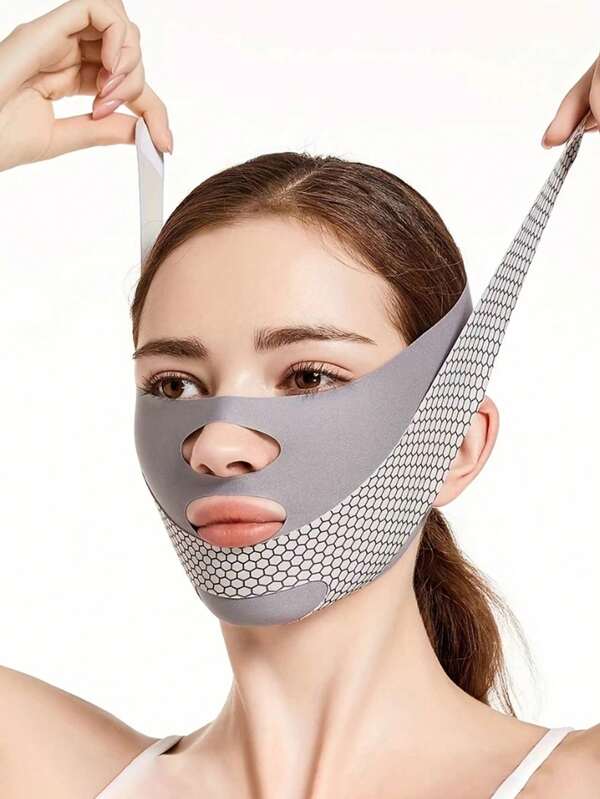 1pc Women's Day And Night Face Bandage, Face Mask For Face Lifting, Suitable For Daily Wear