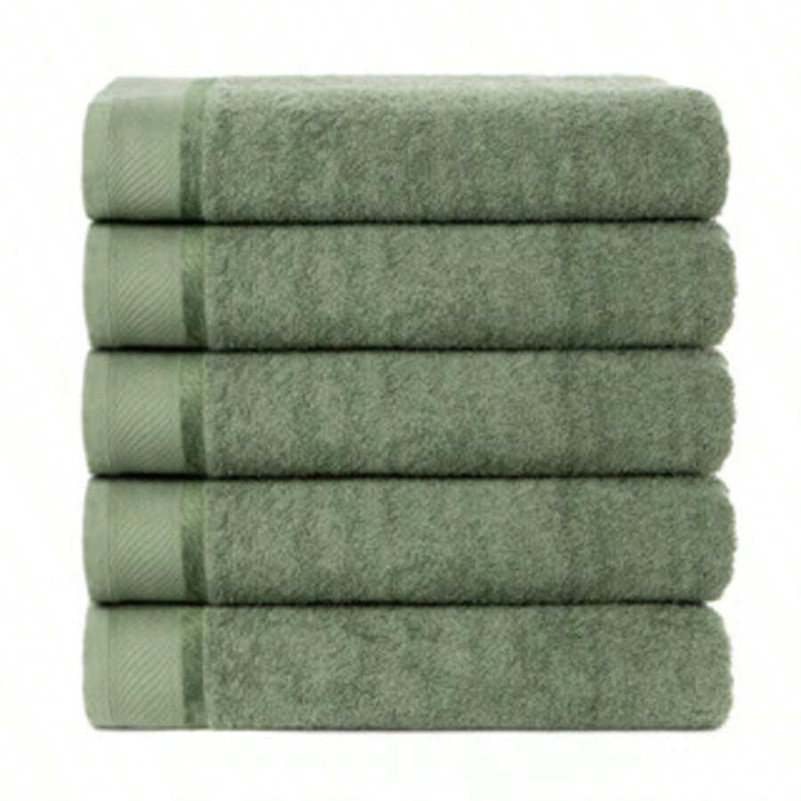 Luxury Giant Bath Towel Canada - Green - View 1