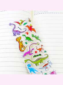 5pcs Kids Cartoon Vehicles, Animals, Dinosaur Theme 3D Embossed Stickers, Scrapbooking Decorative Stickers, Ideal Gift For Boys (Assorted Combination Of 5 Dinosaur + 5 Vehicles, 5 Dinosaur + 5 Animals, 5 Vehicles + 5 Animals)