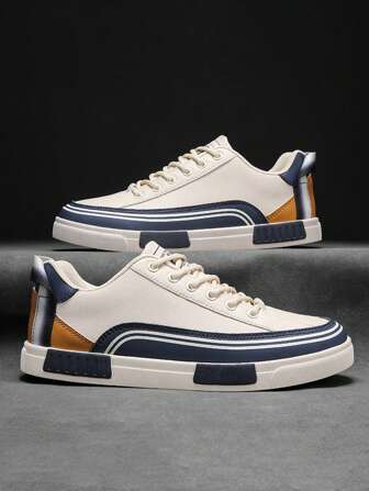 Men's Casual Shoes, New Summer Style Leather Upper Non-Slip Wear-Resistant Flat Comfortable Men's Sneakers Big Size 47, Outdoor Casual Men's Hiking Shoes, Fashion Luxury Men's Small Sneakers Odor-Proof Casual Leather Shoes For Men