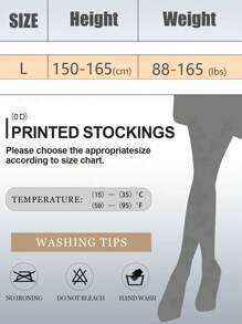 1Pair Autumn And Winter New Gray Tie Love Pantyhose Vintage White Love Color Contrast Wine Red Slimming Outer Wear Socks