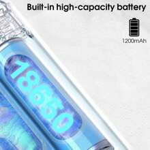 Portable Handheld Foldable Fan Rechargeable 5 Speeds ​​Wind Quiet Personal Neck/Desktop Fan For Office Bedroom Travel Camping, Mobile Phone Holder