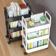 Étagère de rangement debout surdimensionnée, étagère mobile multi-niveaux pour les collations, les livres, la cuisine, la salle de bain, le salon, l'organisation de la maison