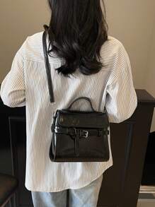 复古优雅女士手提包，新款高端百搭通勤单肩包，质感优质