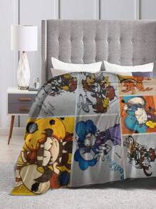 1PC Customized Blankets With Photos Customized Blankets Personalized Flannel Blankets Adult Children'S Birthday Christmas Halloween Father Mother Valentine'S Day Gifts,Suggest Uploading Clear Images With A Resolution Exceeding 1000 Pixels. - Multicolor - View 5