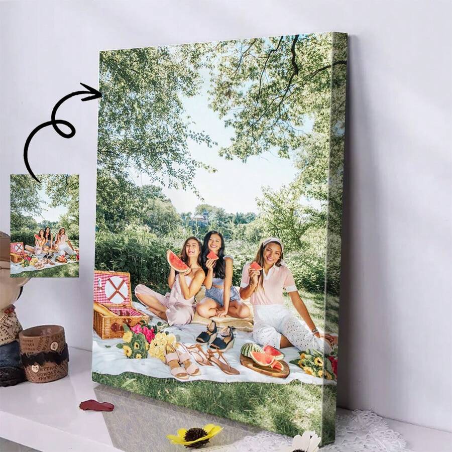 1 tấm áp phích vải canvas tùy chỉnh | In ảnh có khung/không khung DIY - Biến kỷ niệm của bạn thành tranh tường, quà tặng sinh nhật, đồ trang trí đám cưới, chân dung thú cưng, v.v. Tốt nghiệp, Đa chức năng, Bền, Chống nấm mốc, Trang trí, Có thể tái sử dụng, Tinh tế, Phong cách, Chất lượng cao, Đáng yêu, Hiện đại, Tùy chỉnh, Độc đáo, Cá nhân hóa, Quà tặng lý tưởng cho anh ấy, Quà tặng lý tưởng cho cô ấy, Cô ấy, Bạn trai, Bạn gái, Bố, Mẹ, Gia đình, Bạn bè, Con trai, Con gái, Trẻ em, Kỷ niệm, Sinh nhật, Tân gia, Tốt nghiệp, Bếp, Phòng ăn, Phòng ngủ, Văn phòng, Phòng khách, Nhà, Vườn, Phòng trà, Trang trí nhà cửa