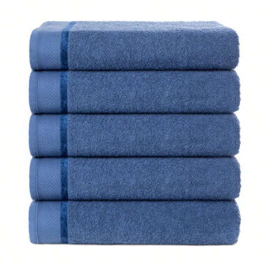 Luxury Giant Bath Towel Canada - Blue - View 1