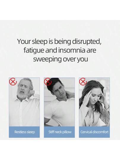 1pc Hotel Home Bed Pillows, Luxe Quality, Made Premium Zachte Feather Alternative Filling, Com Tafel High Elasticity Bedroom, Guest Room, Dorm Room (45 66cm 1/ Set) view 3