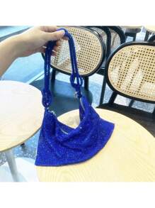 Dancing Engine Rhinestones Evening Clutch Bag Purses And Handbag Luxury Designer Shoulder Bag Shiny Crystal Clutch Purse Bucket Bag