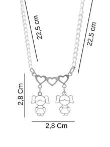 Women Pendant Necklaces - 2 cô con gái - Xem 4
