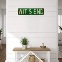 1 pieza de 40cm*10cm Decoración con texto cautivador, adecuada para decoración interior y exterior, perfecta para el hogar, bar, café y eventos, se adapta a diversos estilos de decoración, mejorando la emoción de la decoración, decoración de habitación