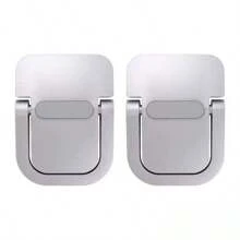 2 piezas Soporte portátil para computadora portátil: Invisible, plegable, ergonómico, de escritorio para computadoras portátiles de 10 a 18 pulgadas, tabletas, teclados y teléfonos - Material de aleación de aluminio, de vuelta a la escuela - Multicolor - Ver 12
