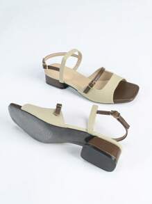 Sandalias de tacón alto para mujer, sandalias casuales de plataforma plana con punta abierta para exterior y uso casual, sandalias tipo chanclas cómodas para ir y venir a la playa
