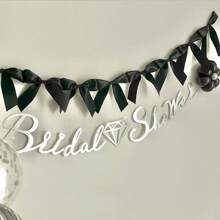 Bowknot Ribbon Garland Flags Princess Room Wall Hanging Banner For Birthday Wedding Party Decoration - Multicolor - View 3