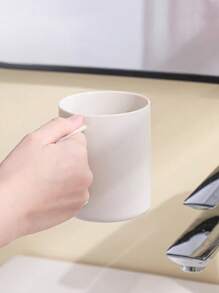 1pc Simple Household Toothbrush Cup, Rinse Cup, Wash Cup, Plastic Toothbrush & Wash Cup Home Bathroom Decor Summer - Multicolor - View 11