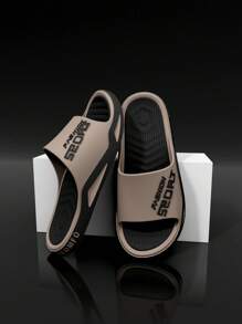 男女通用防滑室内外拖鞋，舒适时尚的人字拖，适合休闲、运动、沙滩、浴室、家居、淋浴鞋 - 黑與白 - 查看 11