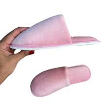 Conforto Soft Slipper In Velvety Plush Comfort (1 Pair) - Baby Pink - View 4