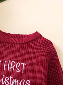 Newborn Baby Sweaters - Red - View 6