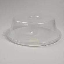 10 Un Forma Para Pudim 550ml Forneável com Tampa - Galvanotek G368 - Transparente - Visão 5