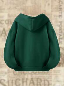 Nouveau printemps Sweat-shirt à caractère artistique avec imprimé lettrage et ville. Sweat-shirts décontractés oversize, doux et confortables pour garçons, avec col rond, style sport, mignon