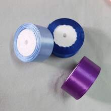 3 Stücke, 72 Yards/4cm Satinband Geschenkbox Verpackung, dekoratives Band, Bekleidungs Zubehör, Gewebeband, Geburtstags Festival Rose Blumen DIY Bastelband