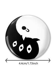 Cute Pattern Button Badges, Student Backpack Pins, Canvas Bag Decorative Badges, Fun Gifts, Suitable For Gifting To Friends, Teachers, Parents, Cousins