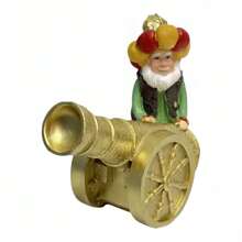 1 Pc Resin Decorative Statue Of Traditional Figure - Celebration Statue, Suitable For Home And Office Decor, Decor