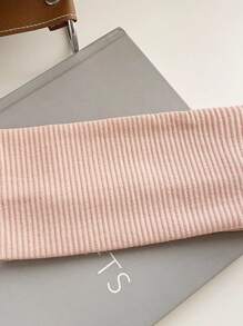 1 件新款针织发带女士时尚宽弹力头带运动瑜伽瑜伽发带柔软洗脸化妆头带女新款固定针织头带运动瑜伽吸汗记录弹力女士单色额韧带新款发带针织弹力运动瑜伽头带 - 彩色 - 查看 27