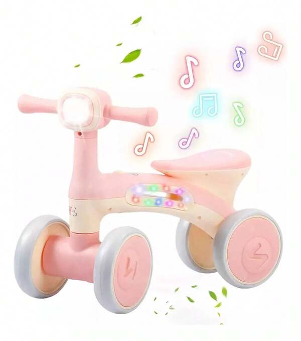 Patinete para niños de 1 a 4 años andador para bebés masculino y femenino antigiro de cuatro ruedas equilibrio sin pedal yo-yo