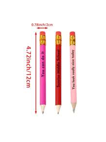 Crayons de golf personnalisables de 10 cm, crayons promotionnels, personnalisés pour festivals, mariages, prix d'étudiants, cadeaux personnalisés intéressants, choix de couleurs variées dont rouge et rose. Crayons HB pour élèves, avec gomme rouge pour la rentrée scolaire.