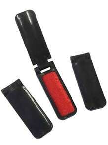 5 pièces/set Brosse à cheveux pliable portable, convient pour les costumes, le cachemire, la laine, le velours, et les poils d'animaux de compagnie - grande poignée en bois de noyer noir