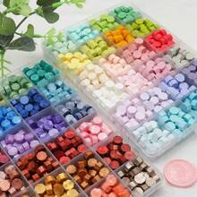 24 Color Hexagonal Sealing Wax Beads, 600Pcs Sealing Wax Beads, Wax For Wax Seal Stamps, Sealing Wax Beads For DIY Envelope Decor, Wedding Invitations, Cards, Postcards, Gift Packing, Crafts, Scrapbooking