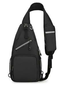 1pc Large Crossbody Bag With 5 Zipper Pockets, Sports, Holiday, Exercise, Travel, Casual Gift, Hands-Free Wallet, Phone Pouch Fits All Phones - Multicolor - View 8