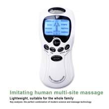 8 Modes 15 Intensities Body Therapy Massager, Digital Meridian Pulse Therapy Device, EMS TENS Muscle Stimulator, Full Body Massager With 8 Electrode Pads, Best Price - Multicolor - View 4