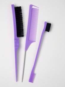 1/3/5/6 stuks haarstylingkamset met topsy tail-tool, plaagborstel, rattenkam voor vrouwen haarstyling voor vrouwen, controle op pluizig haar en randkammen