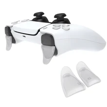 DATA FROG L2 R2 Taste Auslöser Verlängerung Daumen Joystick Griff für PlayStation 5 Controller, rutschfeste Daumen Griff Kappe Zubehör für PlayStation 5 - mehrfarbig - Übersicht 3